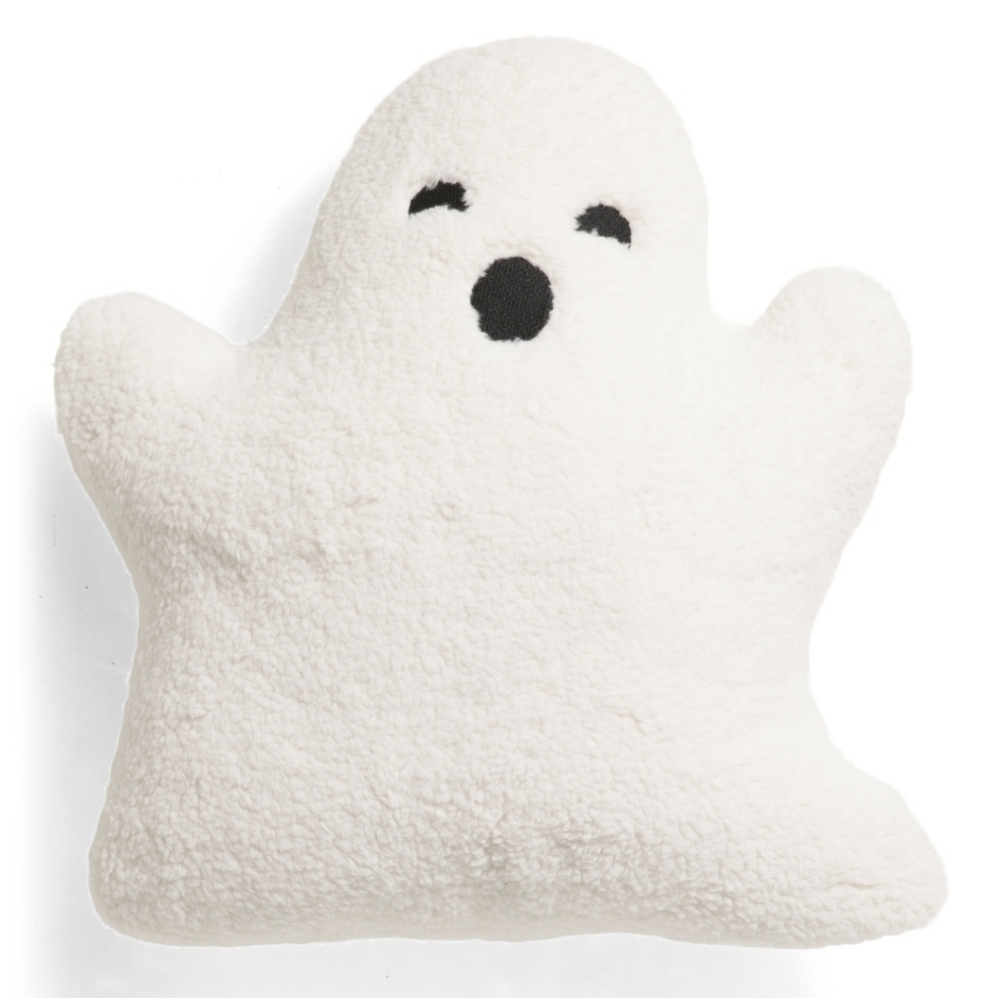 🤍▪️Martha Stewart ▪️Cute Ghost Shaped Plush 19x 22in Pillow - Picture 1 of 2